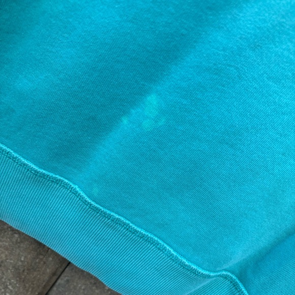 Vintage Polo Ralph Lauren Zip Hoodie Light Blue Mens Size Small Heavyweight - Picture 10 of 15